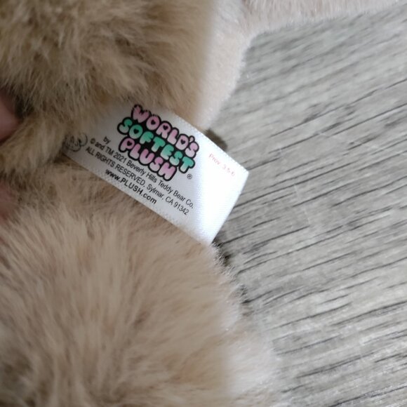 2019World's Softest Plush Beige Tan Teddy Bear 11" Stuffed Animal Fuzzy Soft Toy - Picture 4 of 7